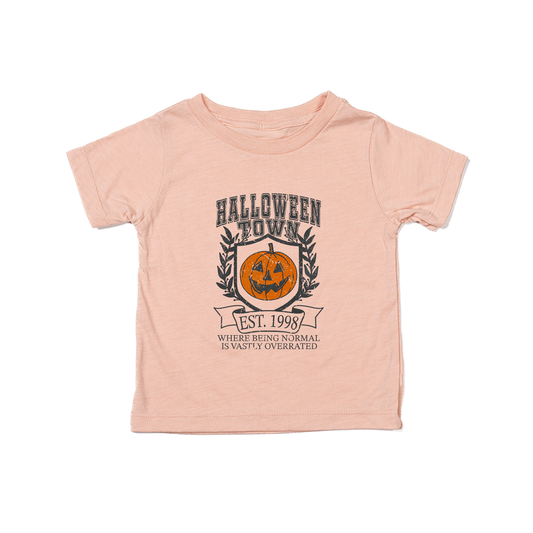 Halloweentown University Normal Is Overrated - Kids Tee (Peach)