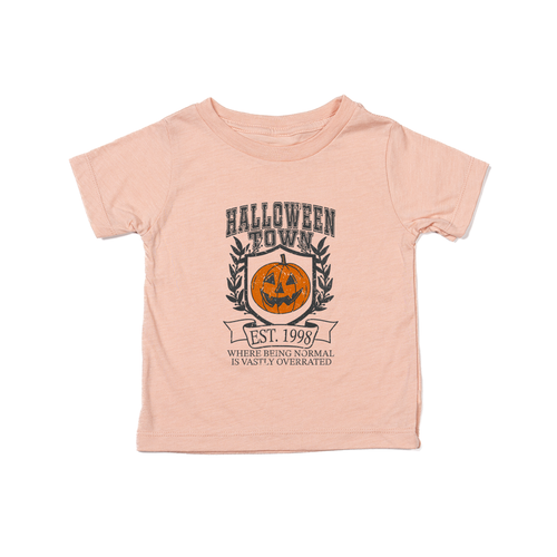 Halloweentown University Normal Is Overrated - Kids Tee (Peach)