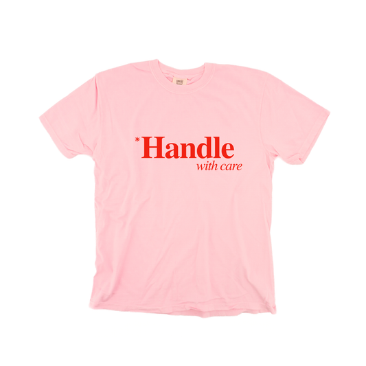 *Handle With Care - Tee (Pale Pink)