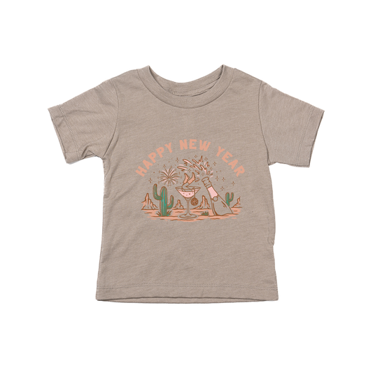 Happy New Year Pink Wild West - Kids Tee (Pale Moss)