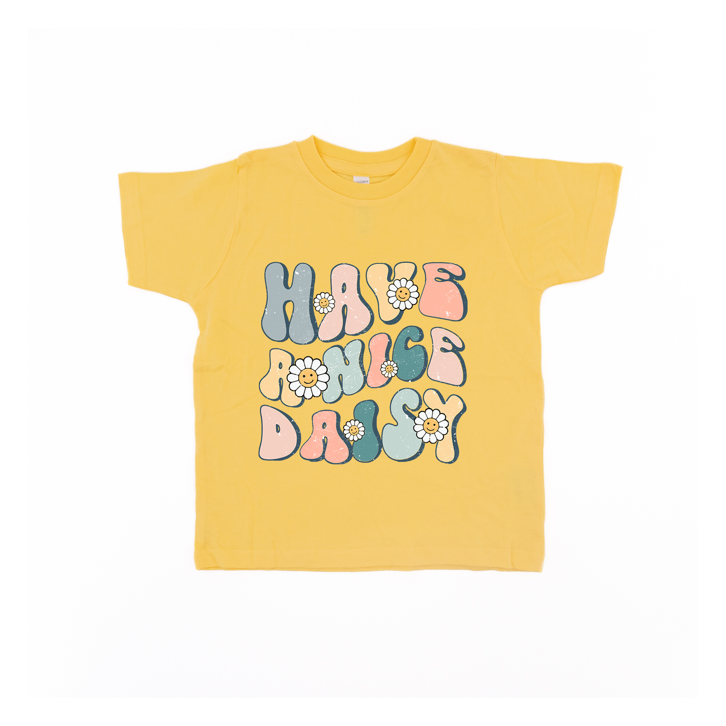 Have A Nice Daisy - Kids Tee (Yellow)