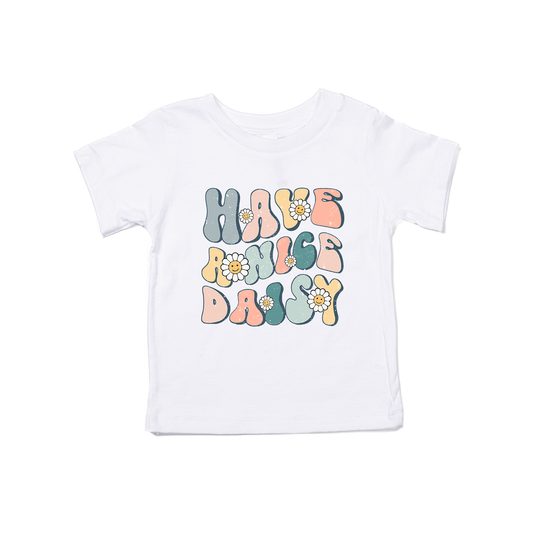 Have a Nice Daisy - Kids Tee (White)