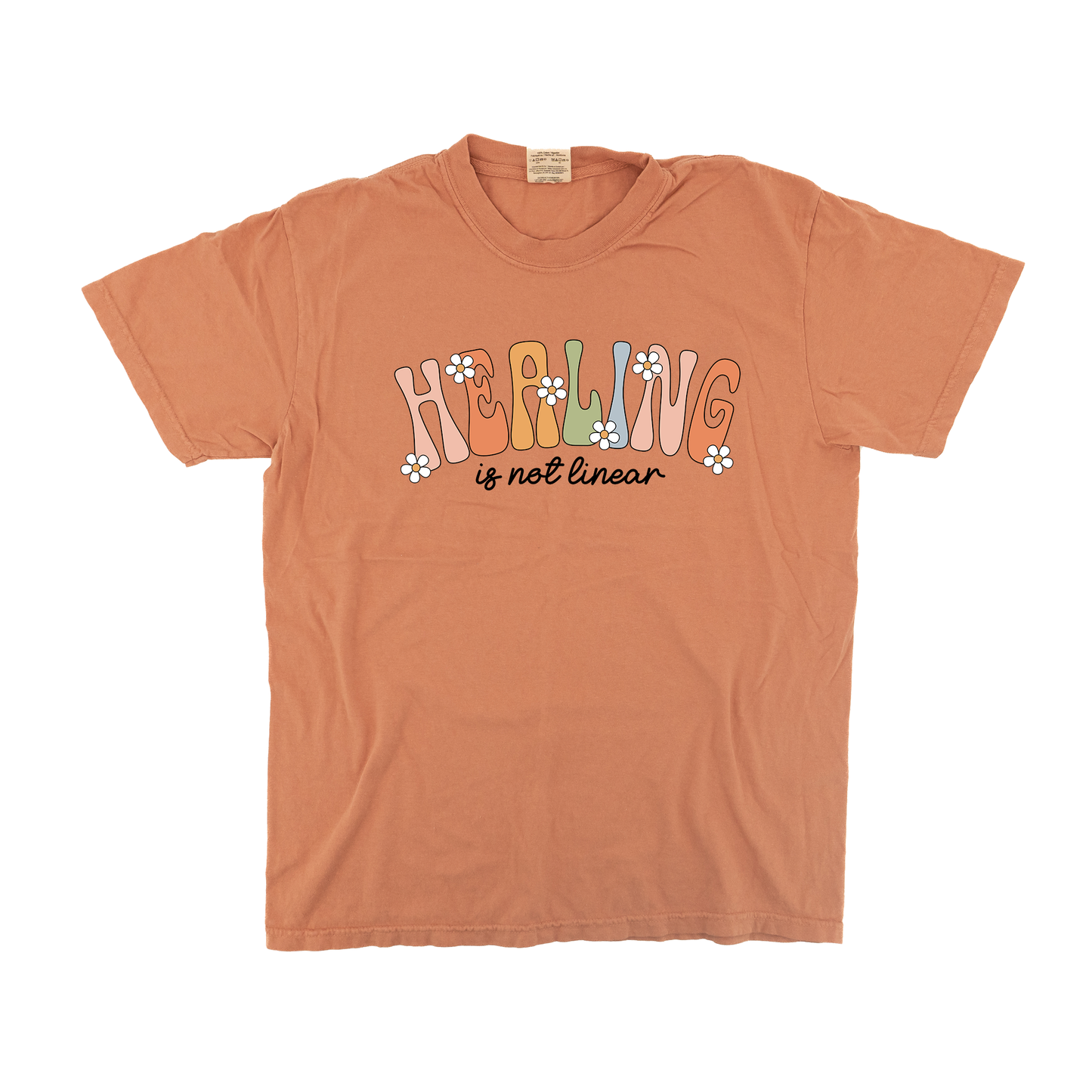 Healing is Not Linear - Tee (Terracotta)