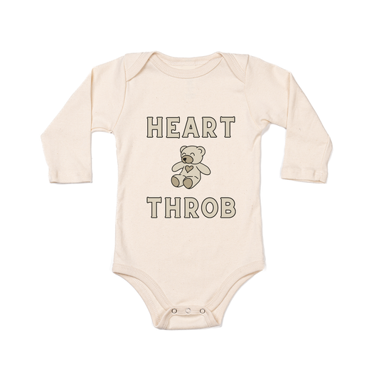 Heart Throb - Bodysuit (Natural, Long Sleeve)