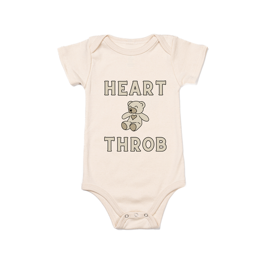 Heart Throb - Bodysuit (Natural, Short Sleeve)