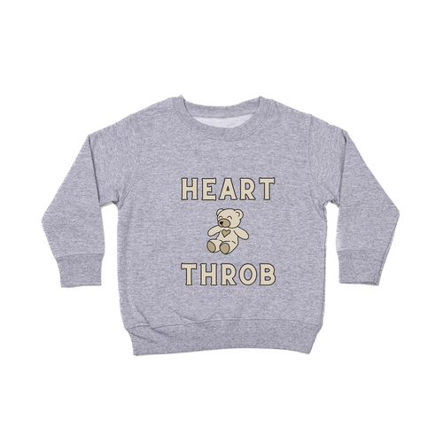 Heart Throb - Kids Sweatshirt (Heather Gray)