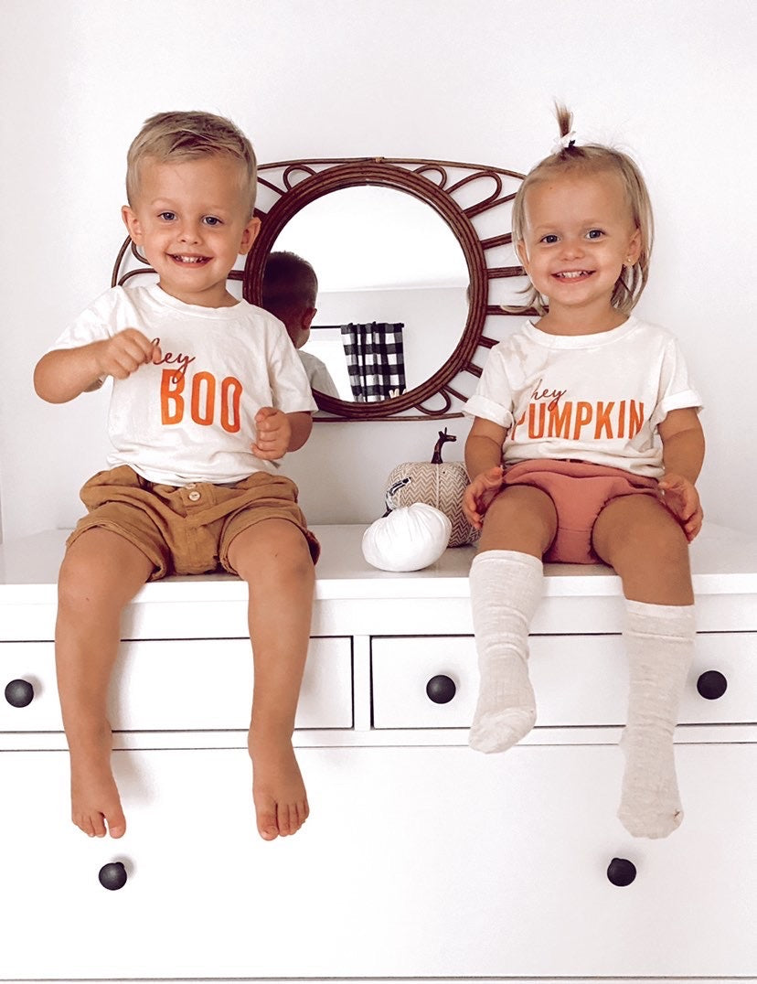 Hey Pumpkin - Kids Tee (Natural)