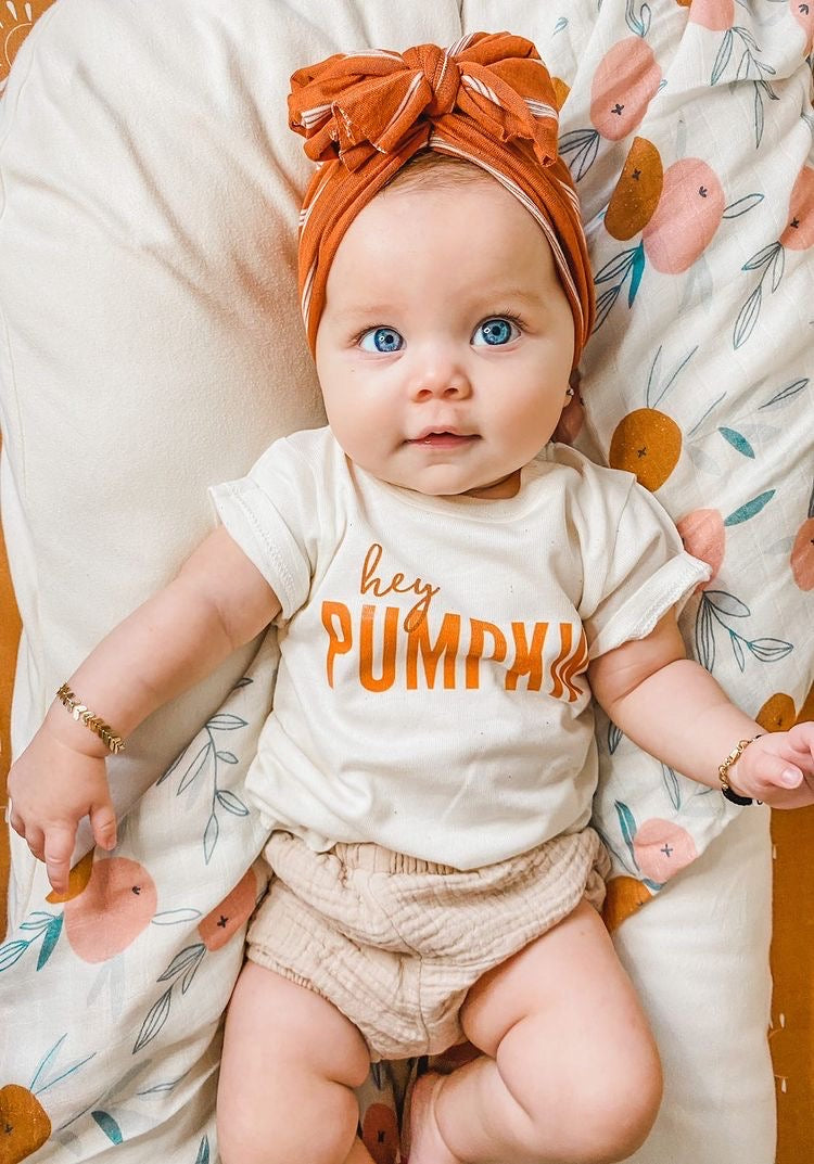 Hey Pumpkin - Kids Tee (Natural)