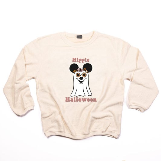 Hippie Halloween - Corded Sweatshirt (Ivory)