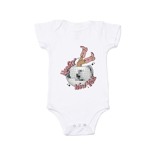 Howdy New Year - Bodysuit (White, Short Sleeve)