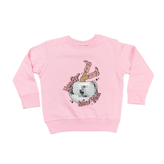 Howdy New Year - Kids Sweatshirt (Pink)