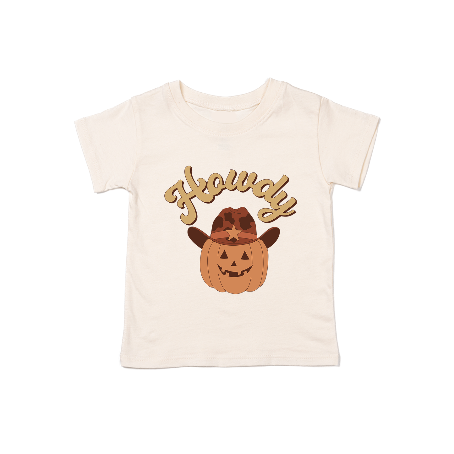 Howdy Pumpkin - Kids Tee (Natural)