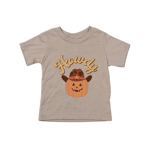 Howdy Pumpkin - Kids Tee (Pale Moss)