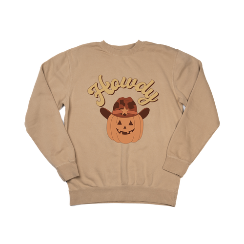 Howdy Pumpkin - Sweatshirt (Tan)