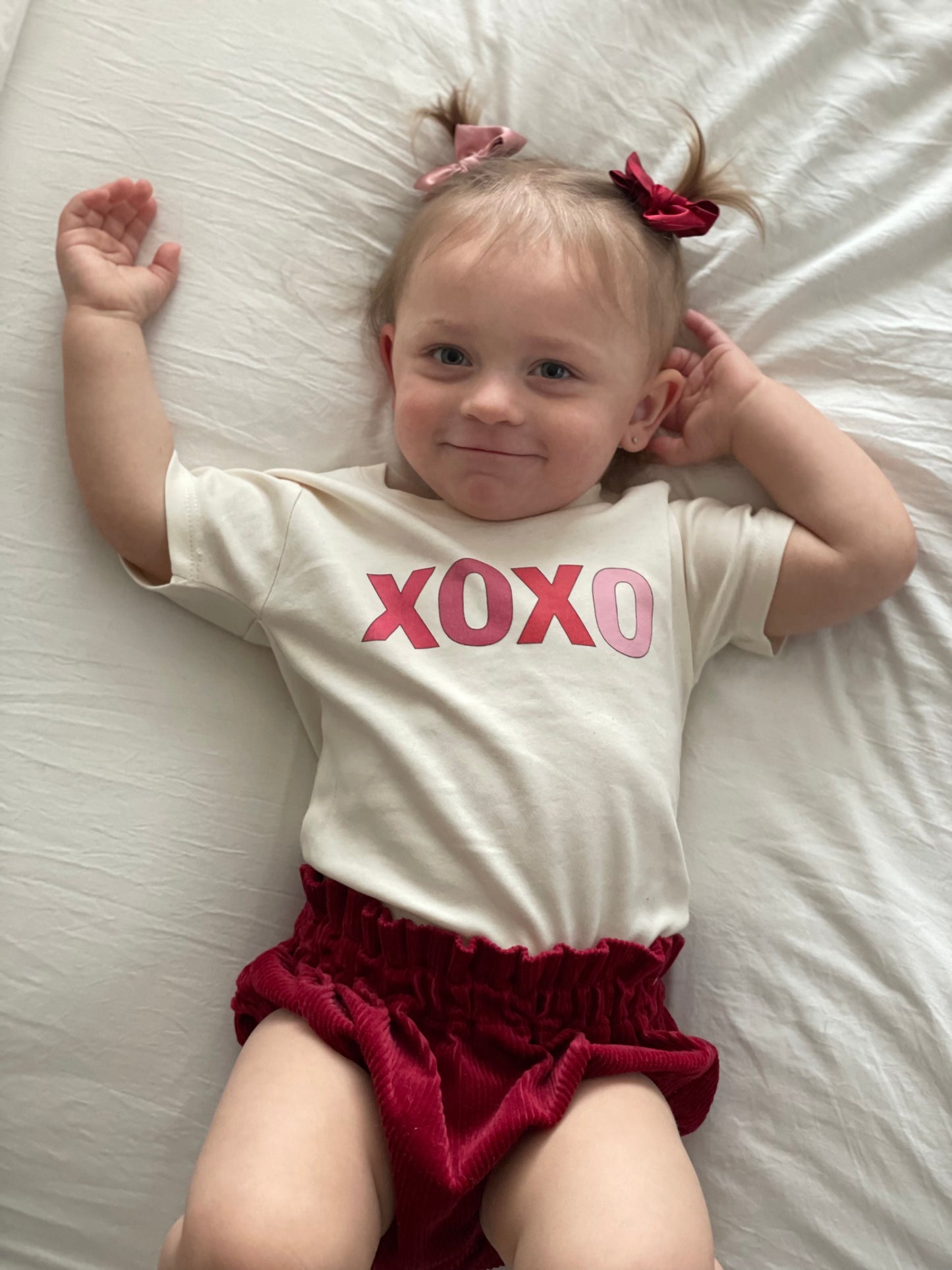 XOXO - Kids Tee (Natural)