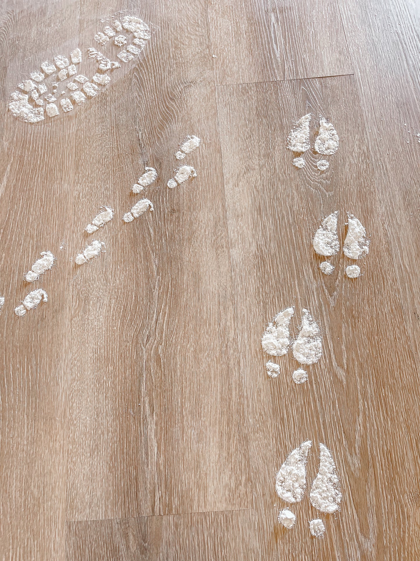 Reindeer Hoof Print Stencil