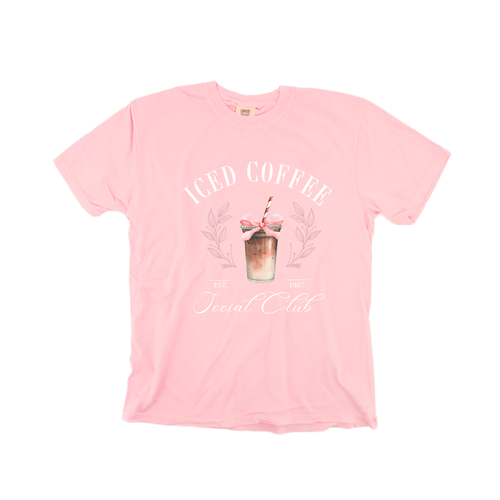 Iced Coffee Social Club - Tee (Pale Pink)