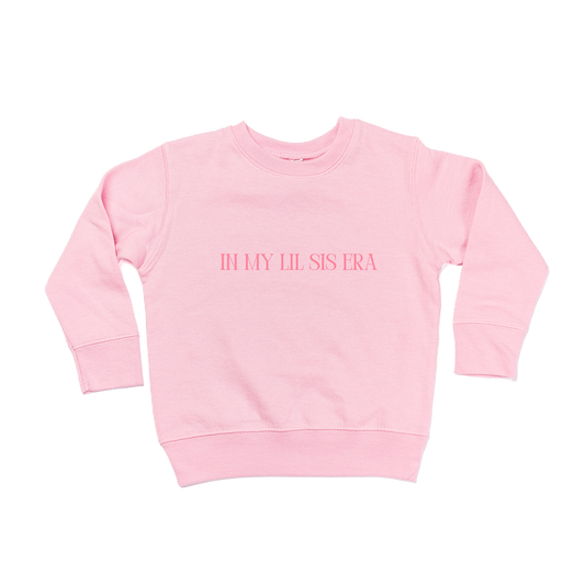 In My Lil Sis Era - Kids Sweatshirt (Pink)
