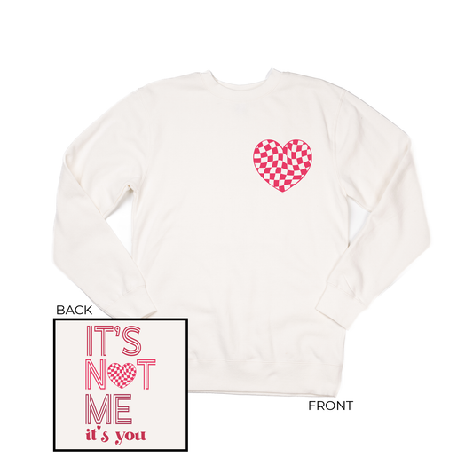 It's Not Me, It's You (Pocket & Back) - Sweatshirt (Creme)
