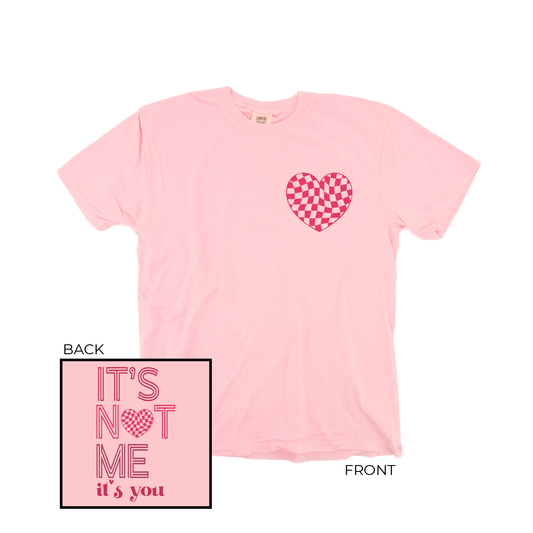 It's Not Me, It's You (Pocket & Back) - Tee (Pale Pink)