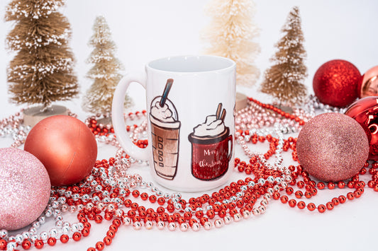 Christmas Coffees - Coffee Mug (White)