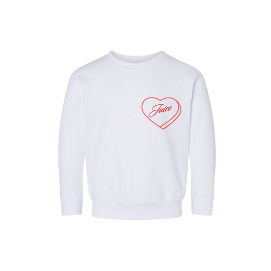 Juice Lover - Kids Sweatshirt (White)