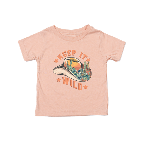 Keep It Wild - Kids Tee (Peach)