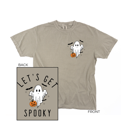 Lets Get Spooky (Pocket & Back) - Tee (Sandstone)