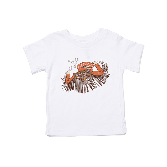 Long Live Cowgirls (Rodeo) - Kids Tee (White)