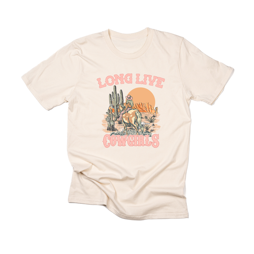 Long Live Cowgirls (Scenic) - Tee (Vintage Natural)