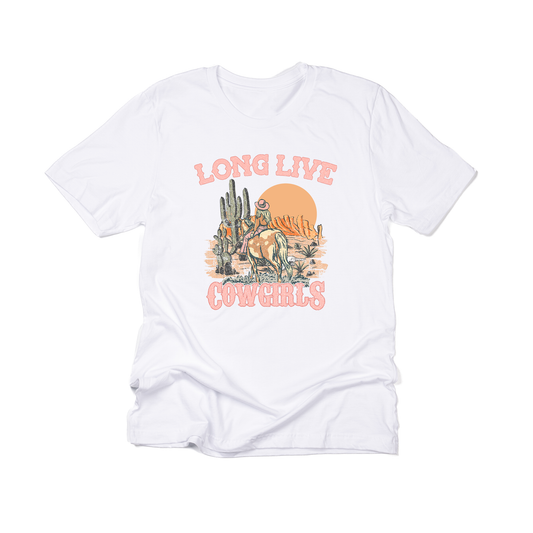 Long Live Cowgirls (Scenic) - Tee (Vintage White)