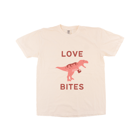 Love Bites (Dino Version) - Tee (Vintage Natural, Short Sleeve)