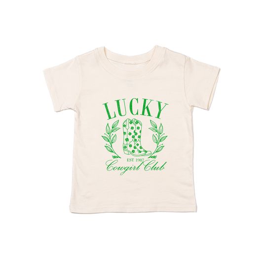 Lucky Cowgirl Club - Kids Tee (Natural)