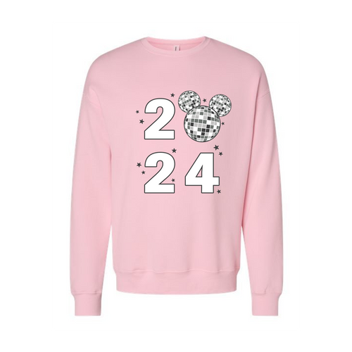 Magic Mouse Disco 2024 - Sweatshirt (Light Pink)