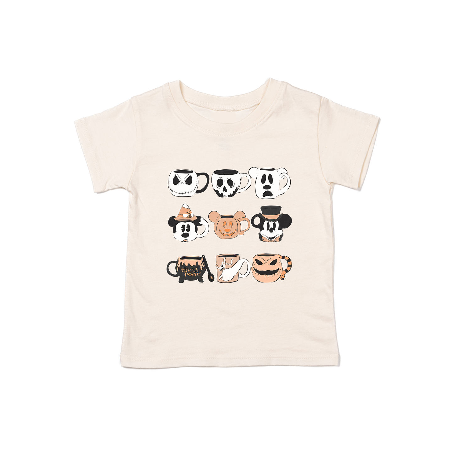 Magic Mugs (Orange) - Kids Tee (Natural)