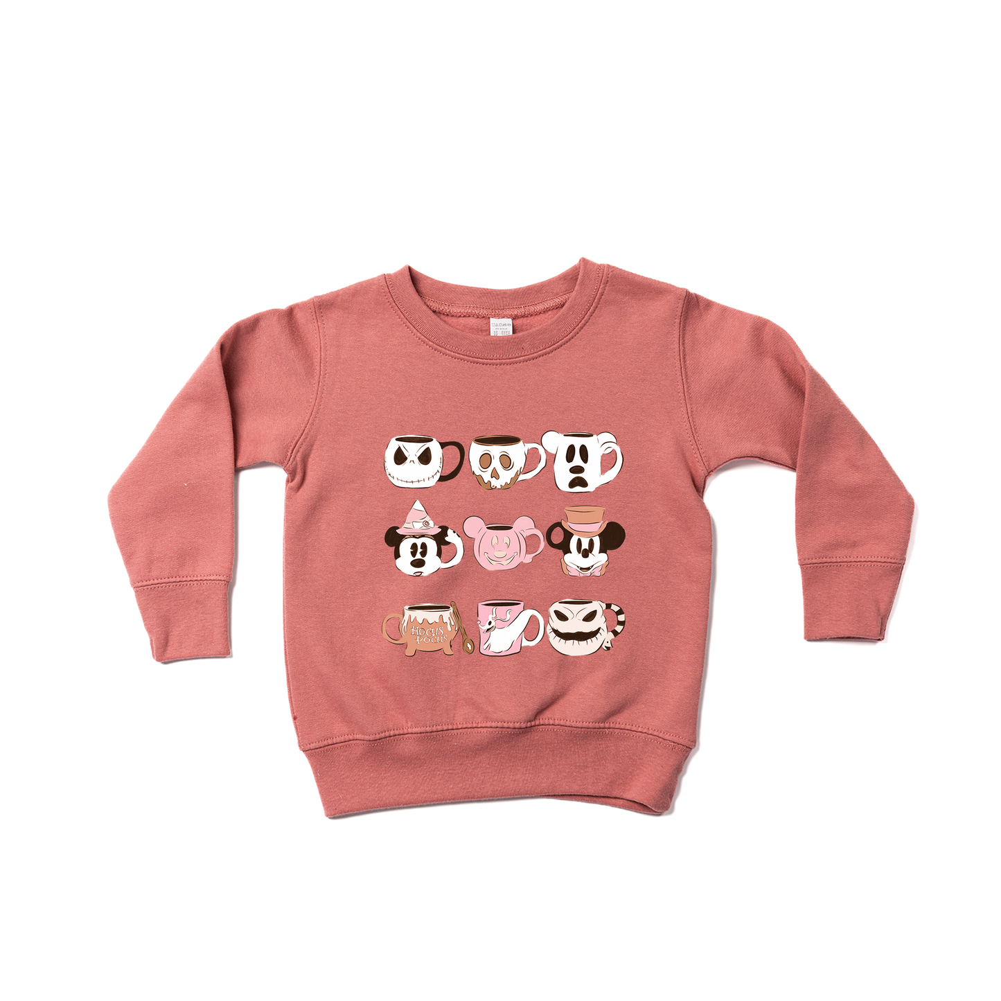 Magic Mugs (Pink) - Kids Sweatshirt (Mauve)