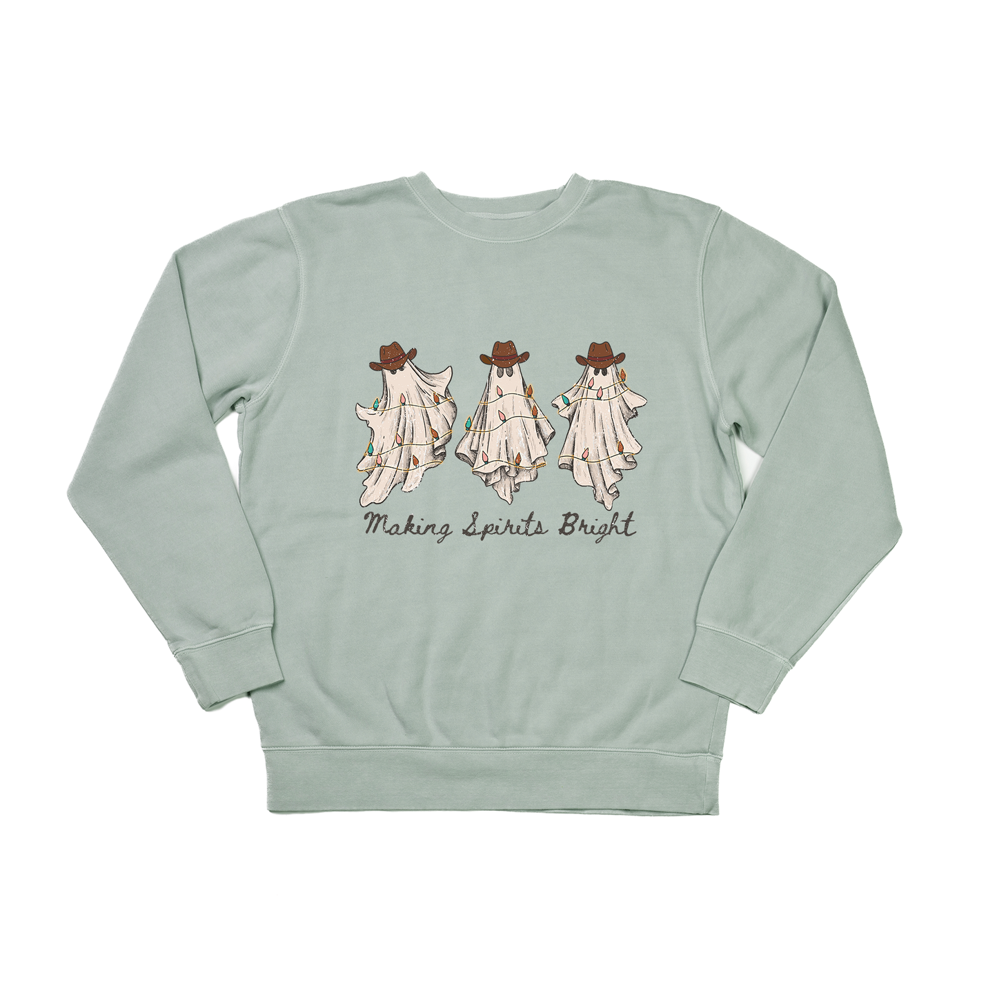 Making Spirits Bright - Sweatshirt (Sea Salt)