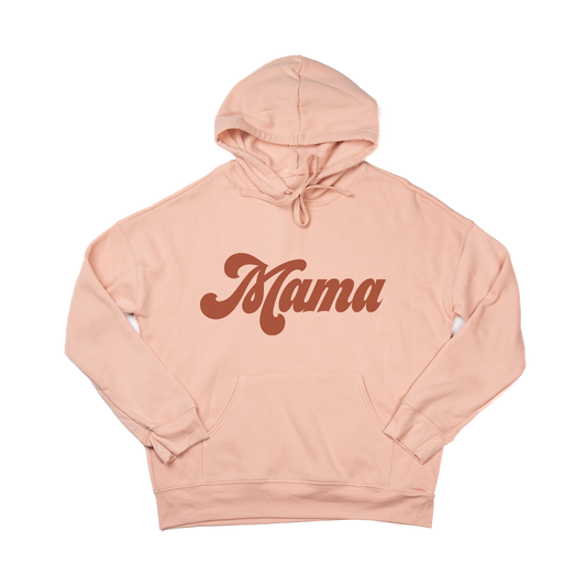 Mama (Retro, Rust) - Hoodie (Peach)