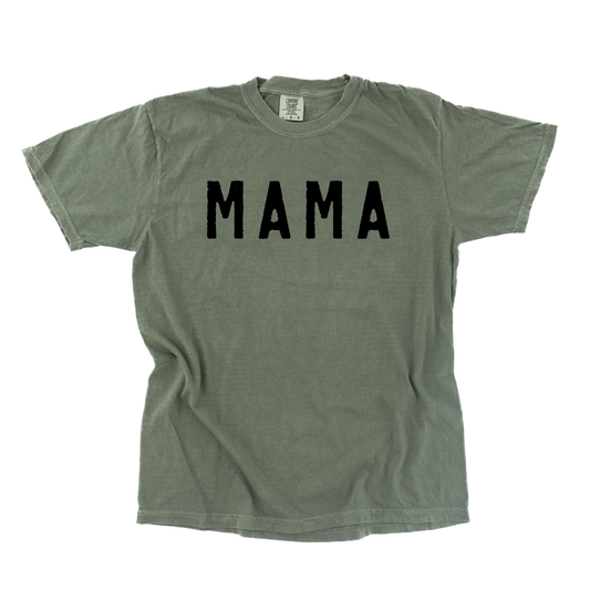 Mama (Rough, Black) - Tee (Spruce)