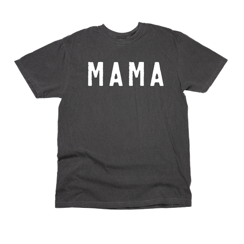 Mama (Rough, White) - Tee (Smoke)