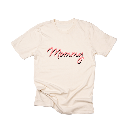 Mommy (90's Inspired, Pink) - Tee (Natural)