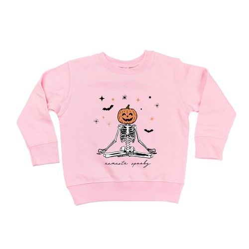 Namaste Spooky - Kids Sweatshirt (Pink)