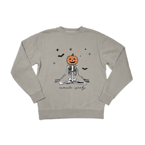 Namaste Spooky - Sweatshirt (Cement)