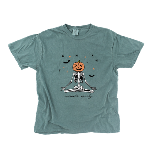 Namaste Spooky - Tee (Blue Spruce)