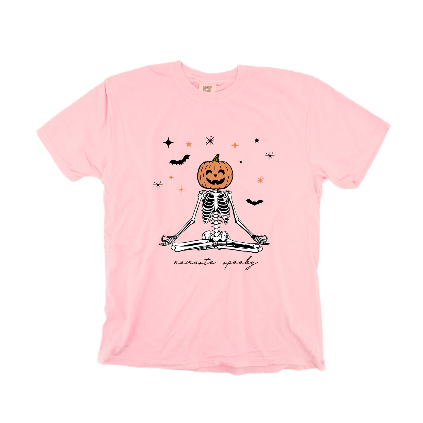 Namaste Spooky - Tee (Pale Pink)