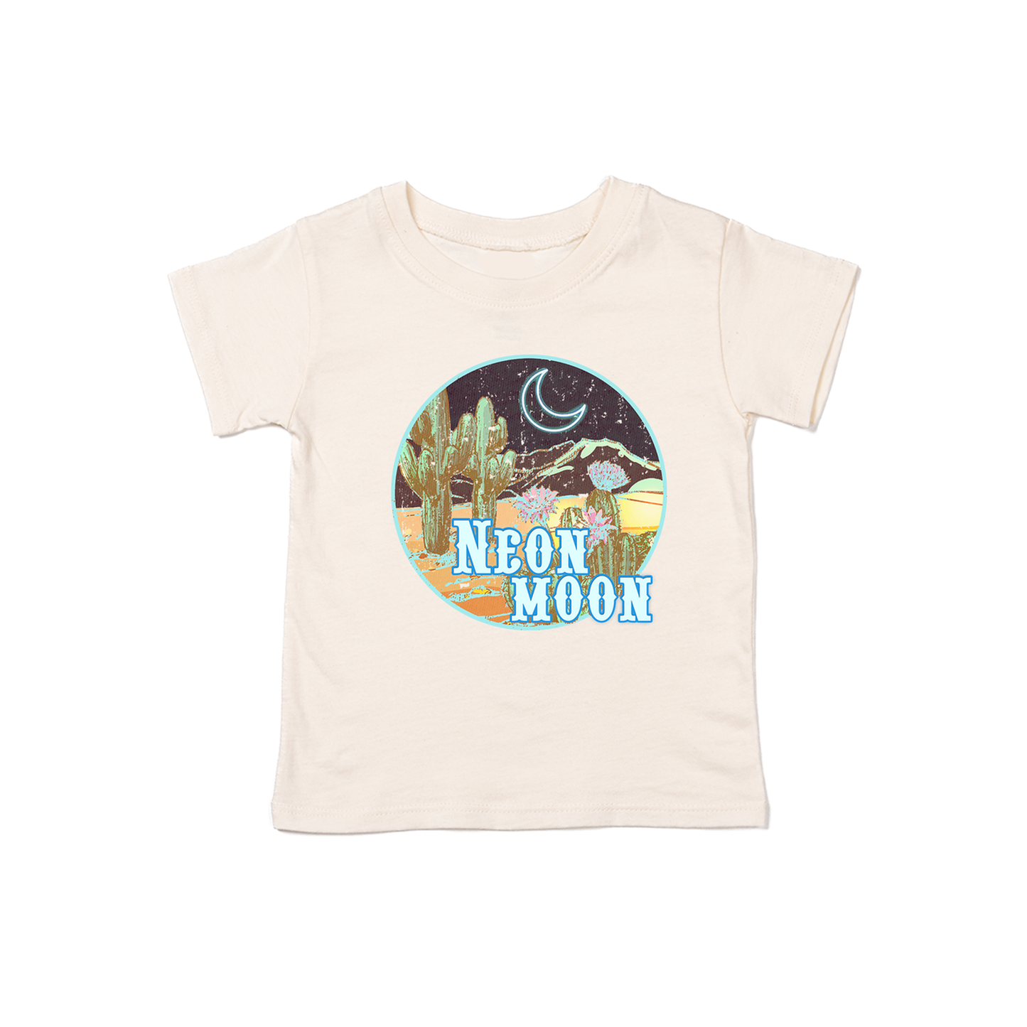 Neon Moon - Kids Tee (Natural)