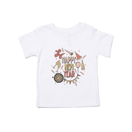 New Year Party Vibes - Kids Tee (White)