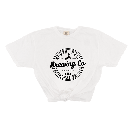 North Pole Brewing Co. (Black) - Tee (Vintage White, Short Sleeve)