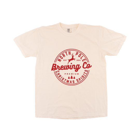North Pole Brewing Co. (Red) - Tee (Vintage Natural, Short Sleeve)