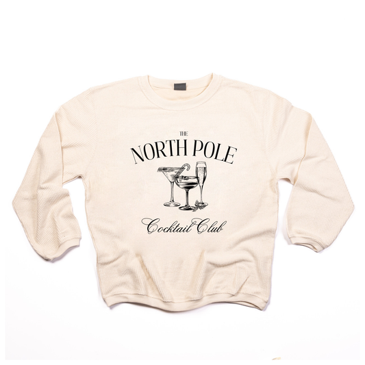 North Pole Cocktail Club - Corded Sweatshirt (Ivory)